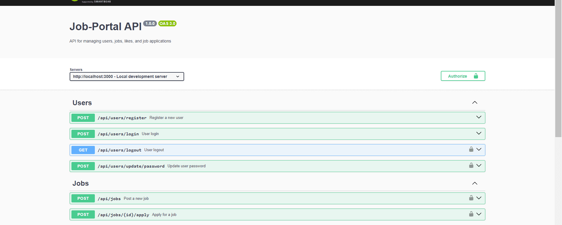 Job-Portal-API live site preview