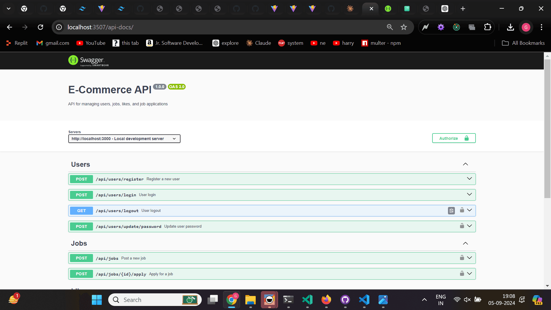 Ecom-API live site preview